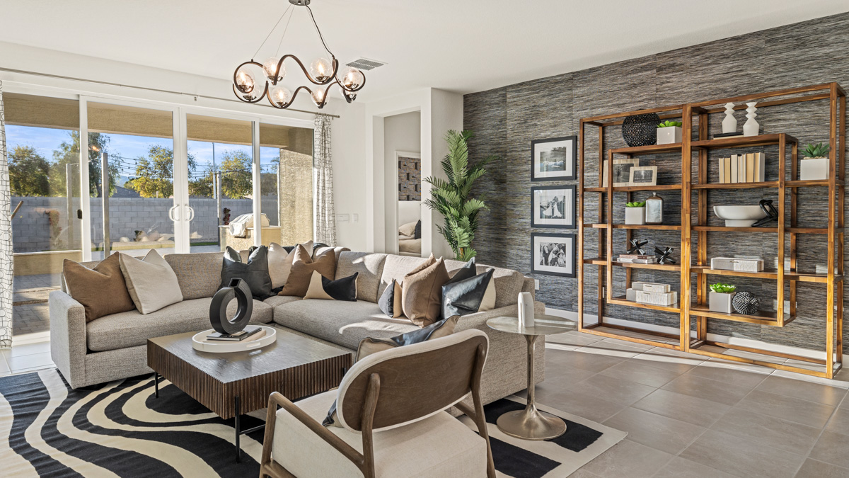 open concept living area