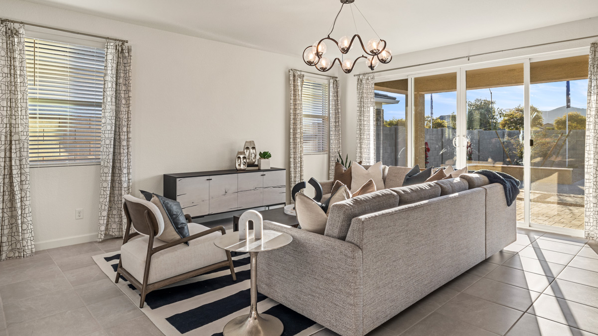open concept living area