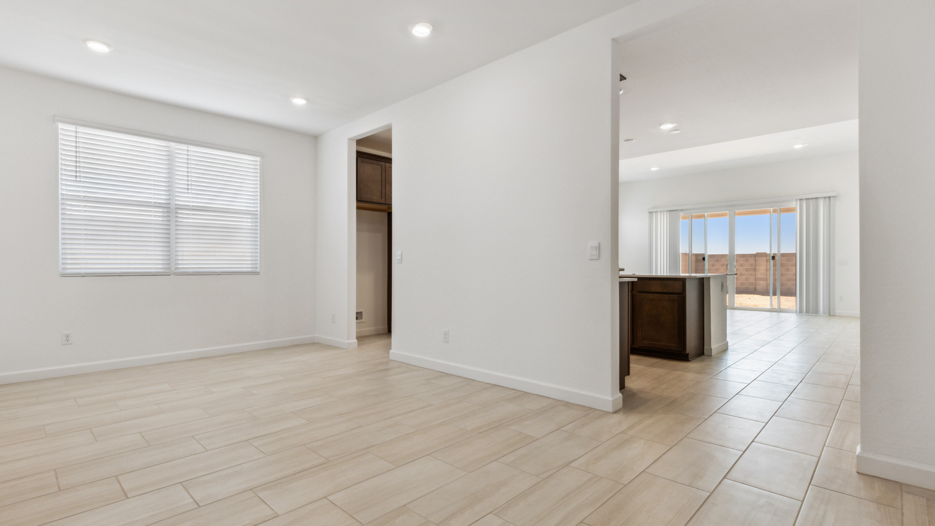living and dining area