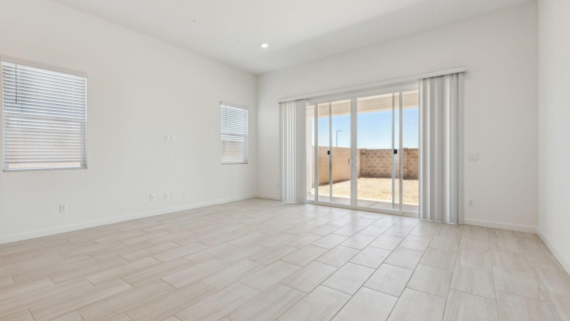 living and dining area