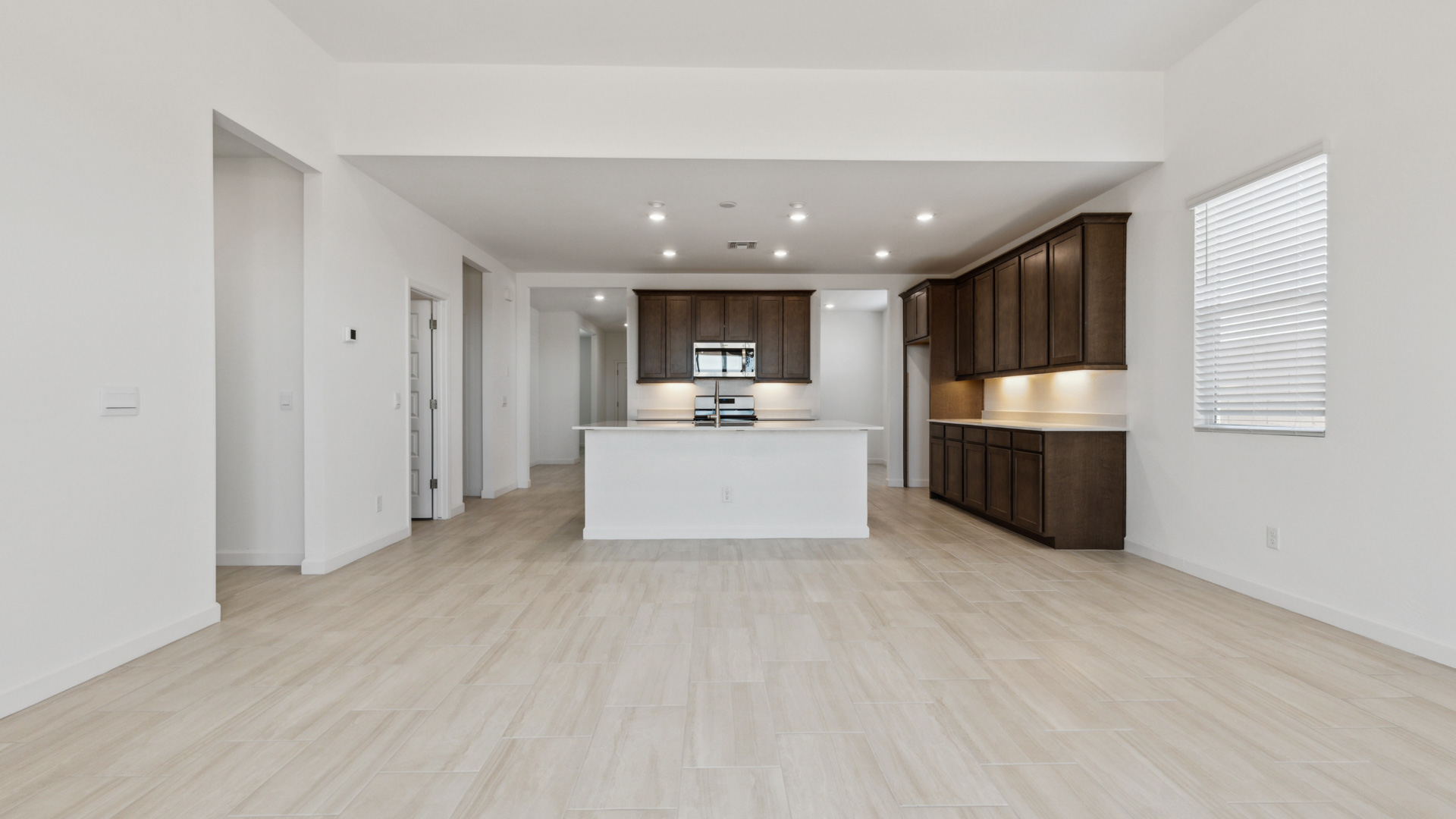 living and dining area