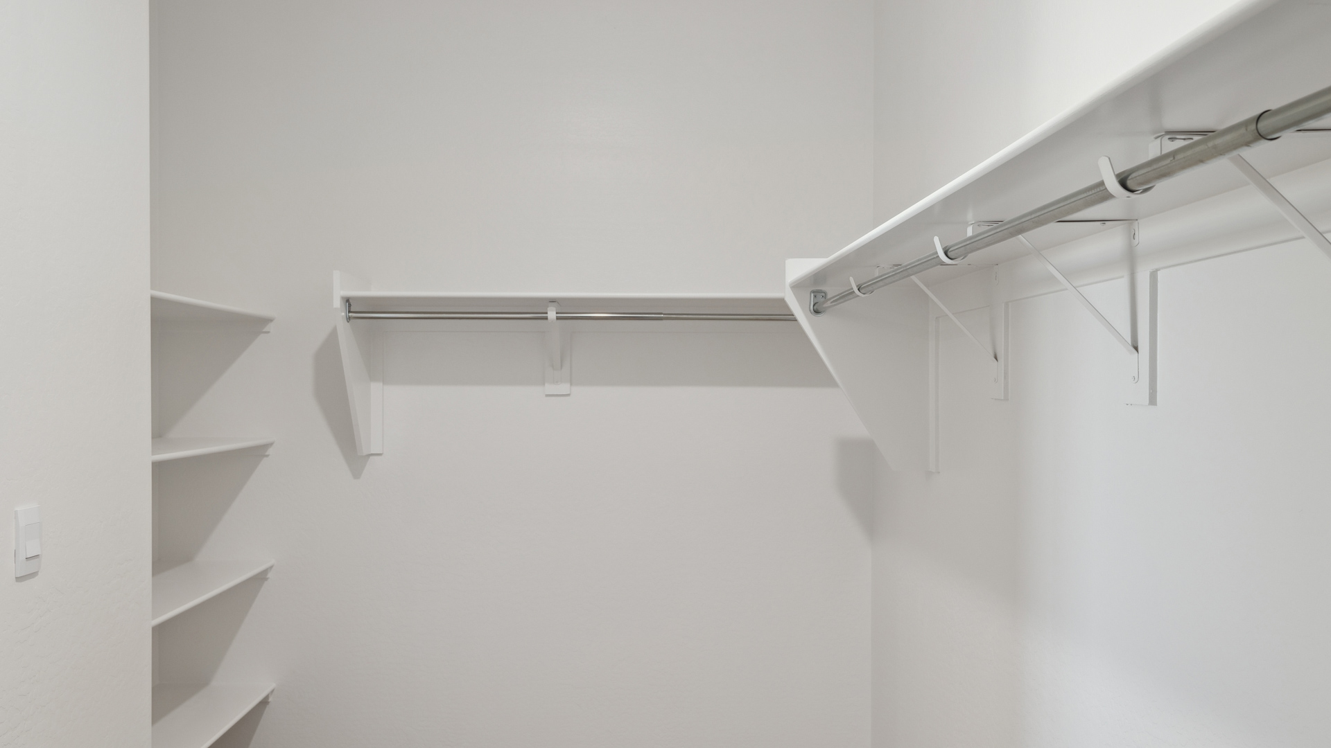 Primary closet
