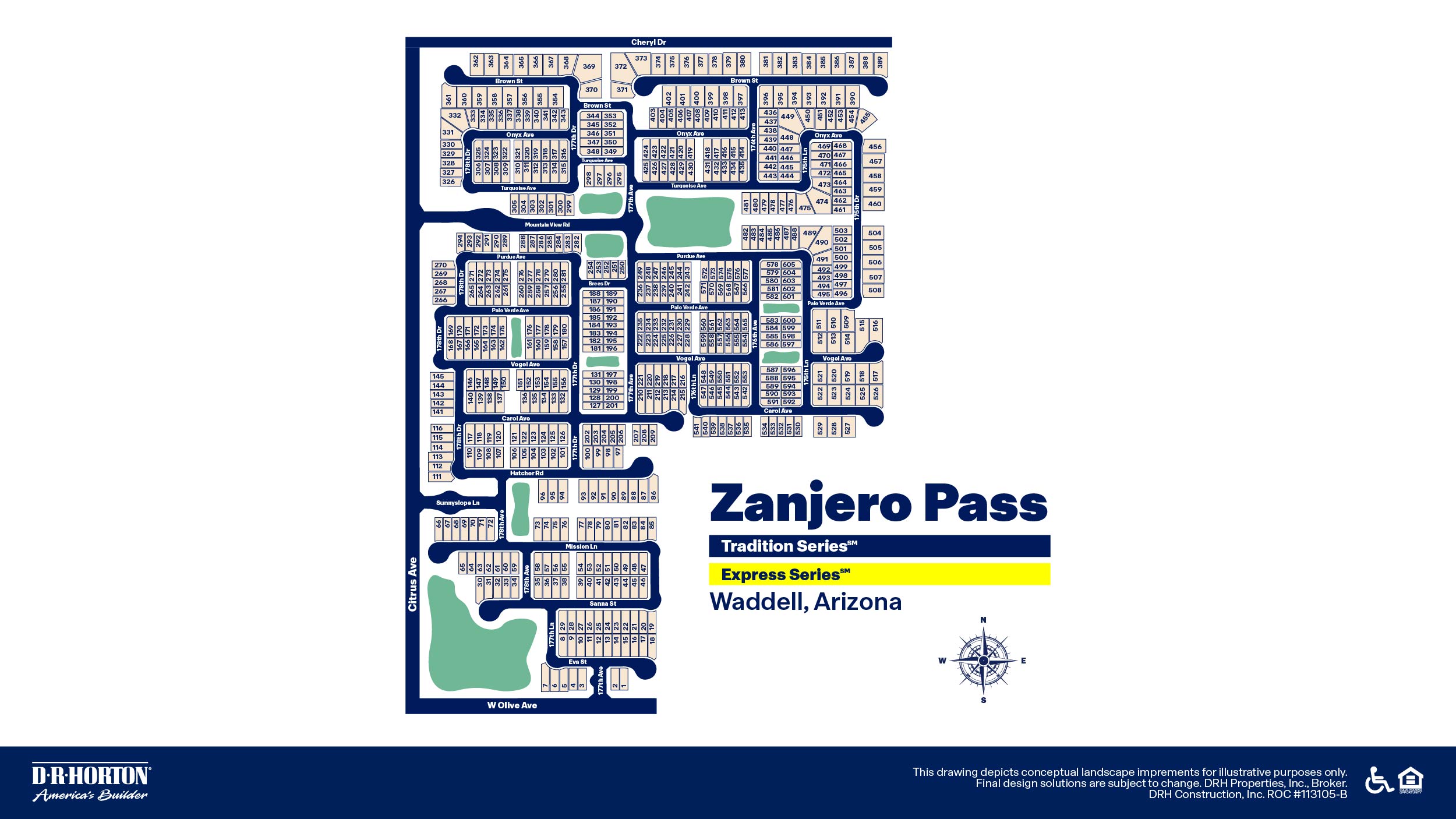 New Homes in Zanjero Pass Waddell, AZ D.R. Horton