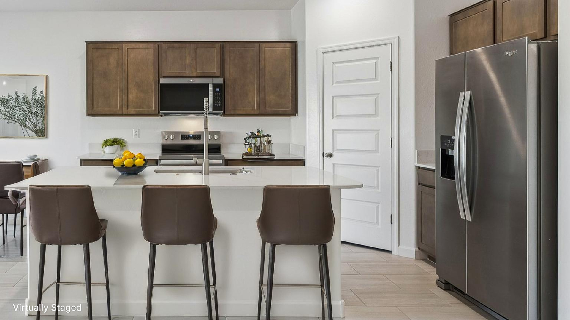 Virtually Staged Kitchen