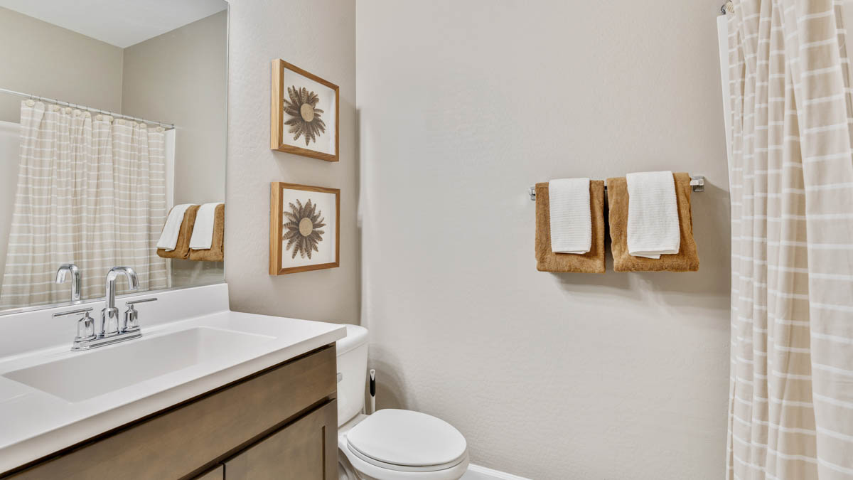 A well-designed bathroom emphasizing functionality and contemporary style.