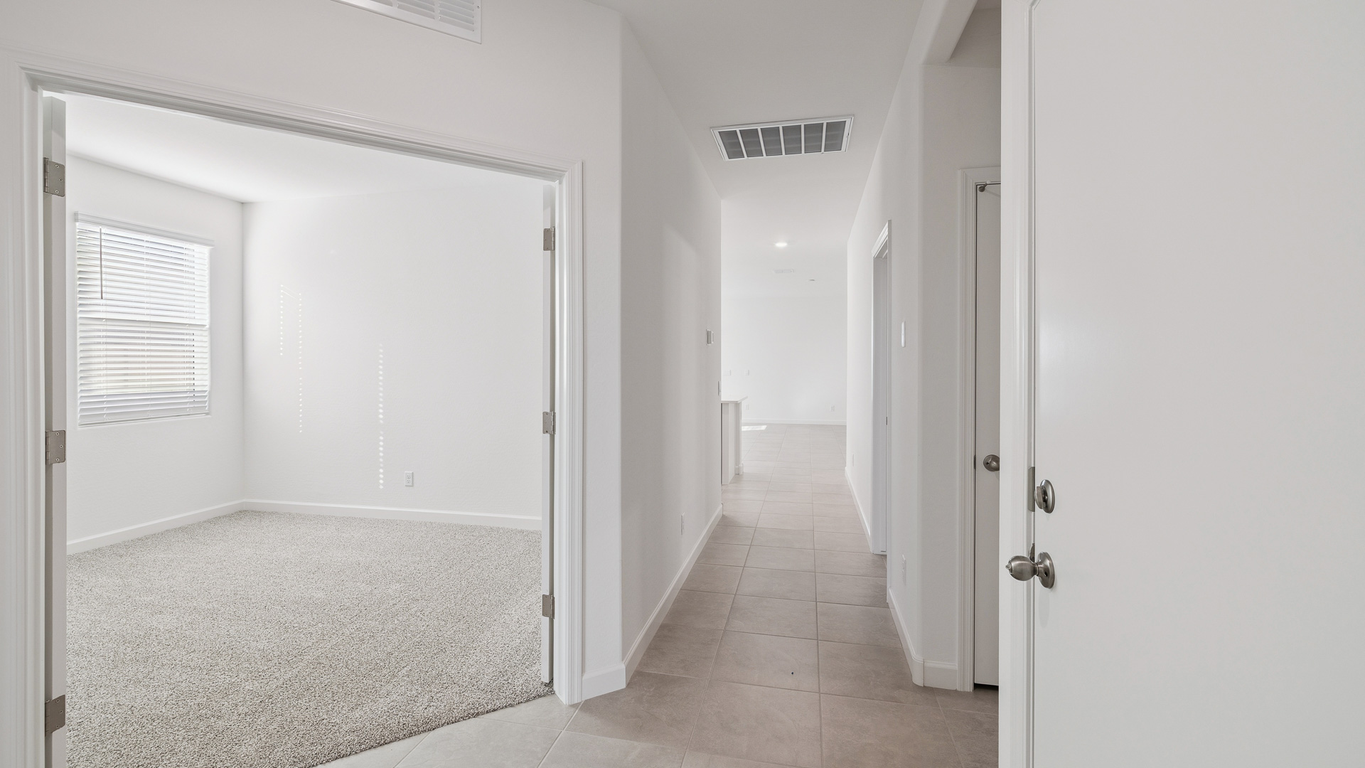 Bathroom and guest bedroom.