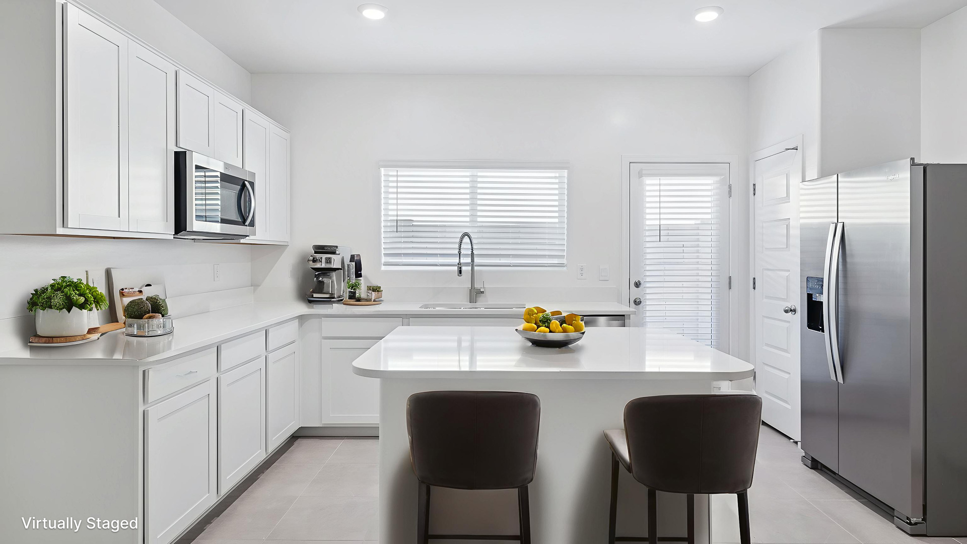 Virtually Staged Kitchenette