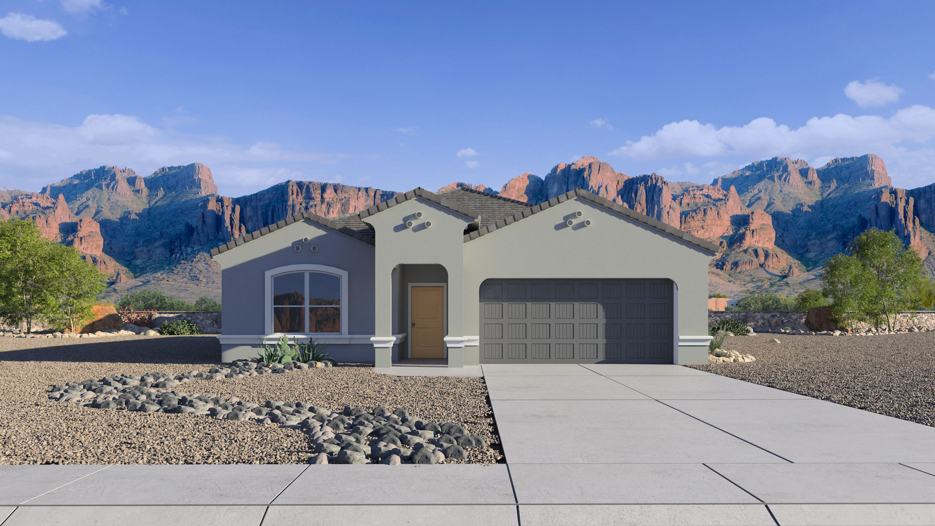 Front of home rendering