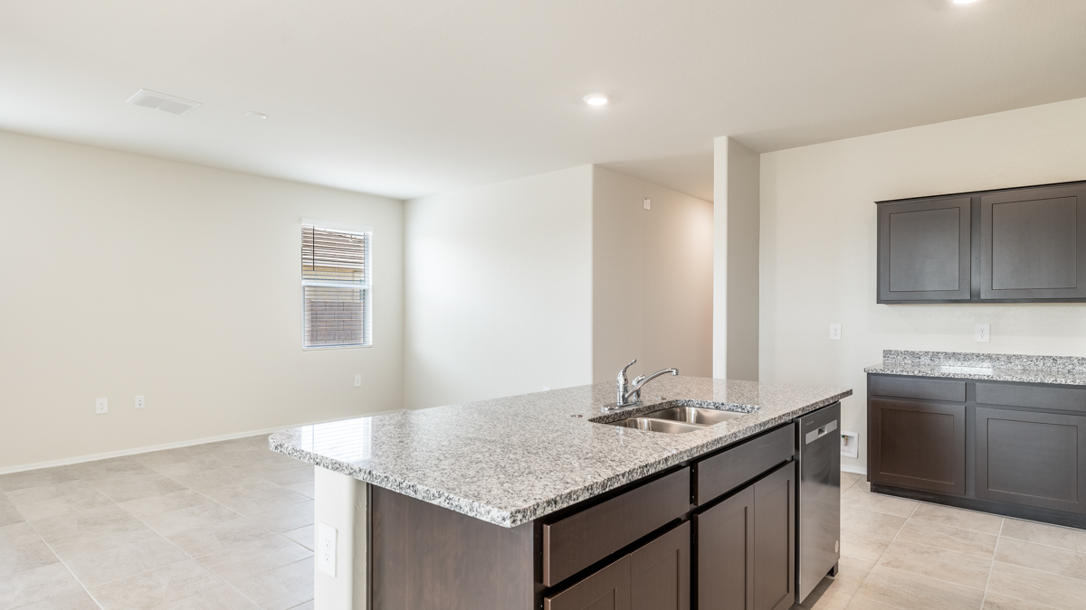 Kitchen and Living Room