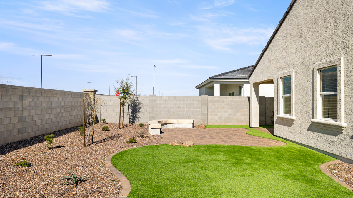 Back of Home and Backyard