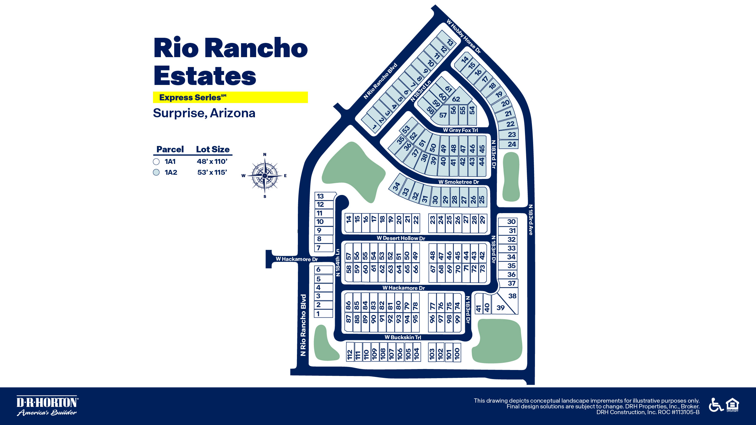 Static Lot Map