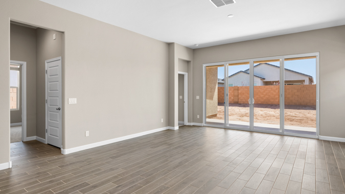 Spacious living room.