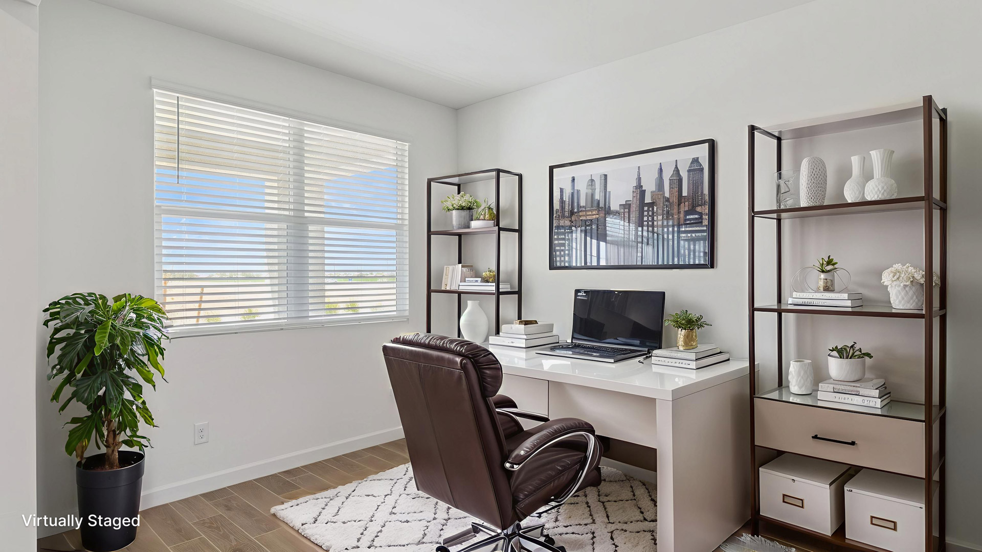 Virtually Staged Office