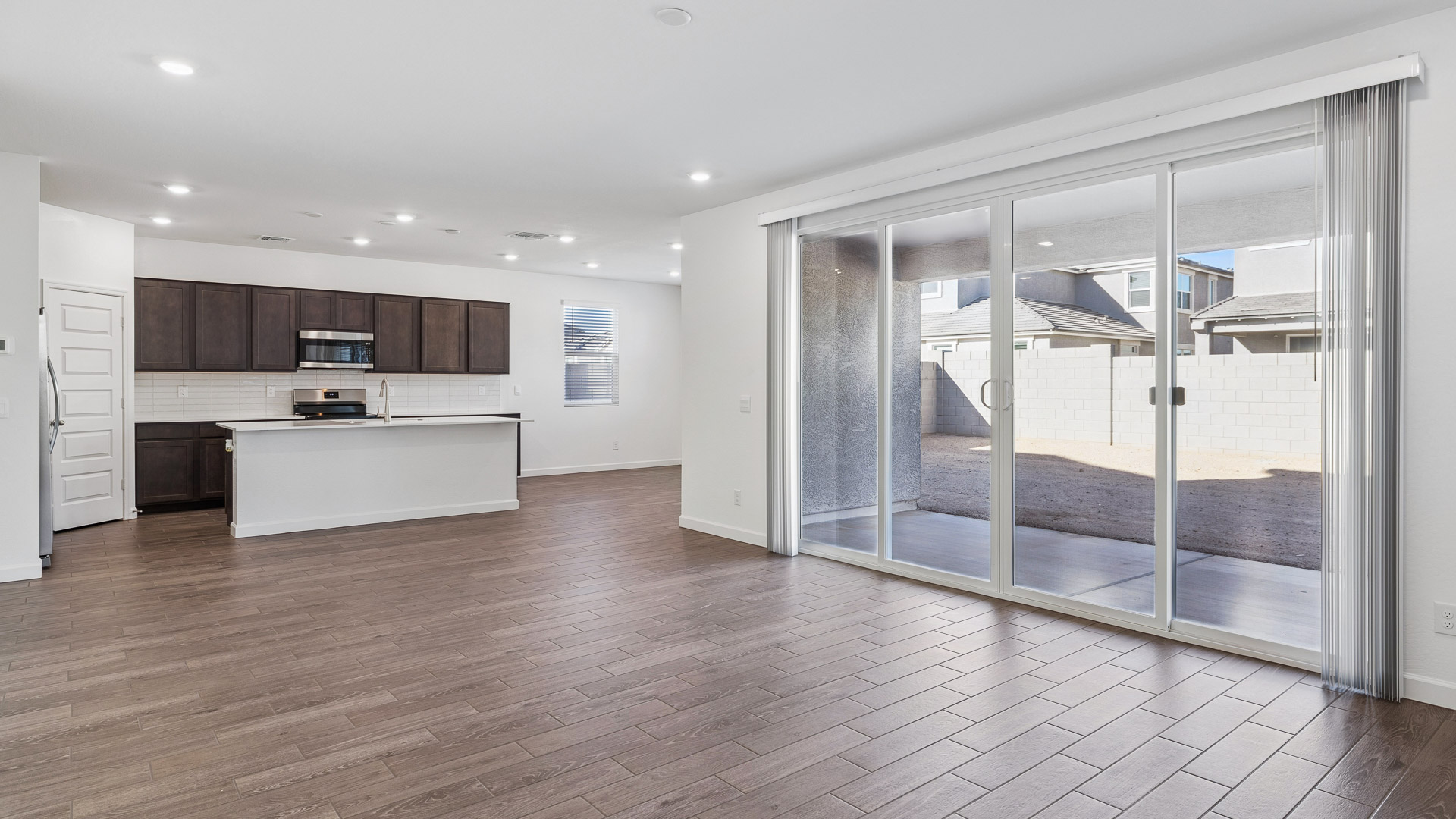 Living Room and Kitchen