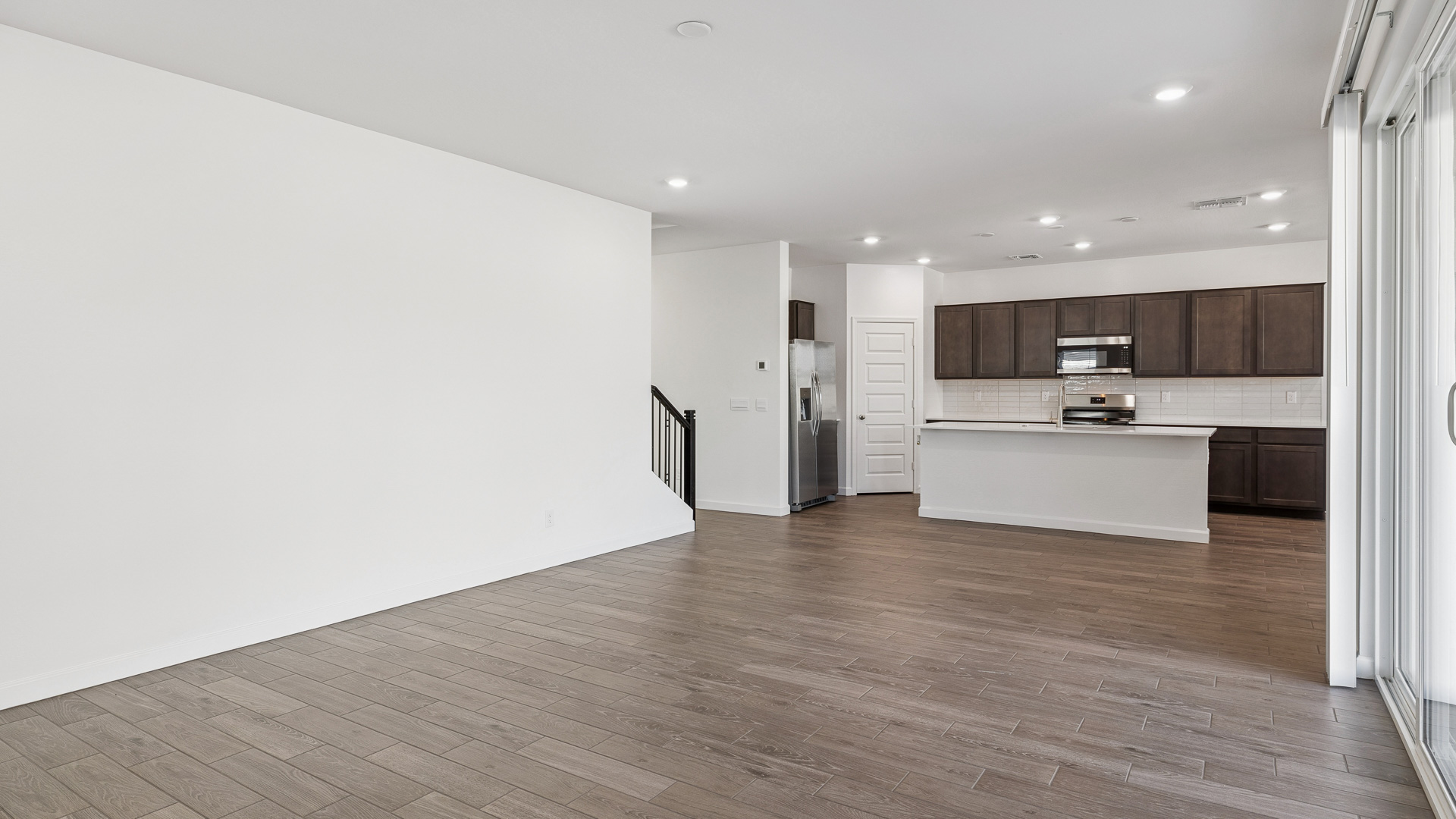Living Room and Kitchen