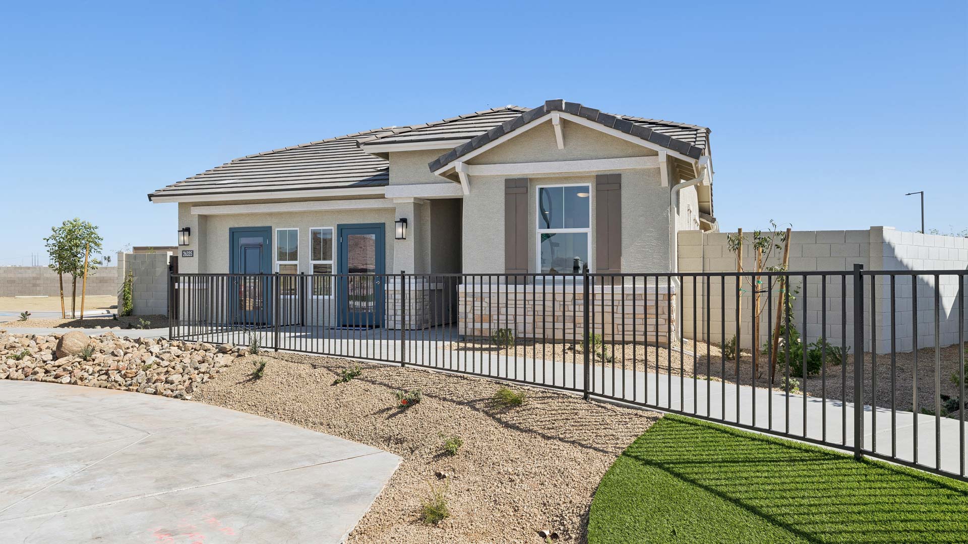 Dune Model Front of Home