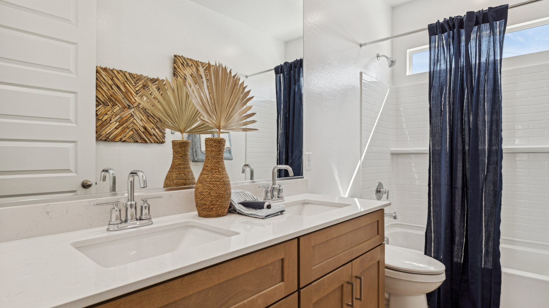 guest bathroom with bathtub