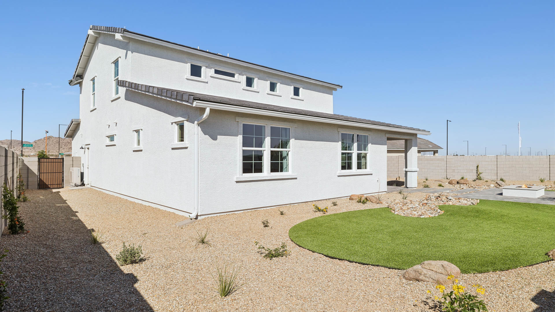 spacious backyard for entertaining