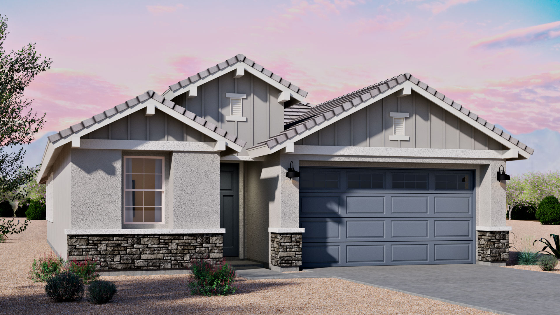 Canyon C Front Elevation