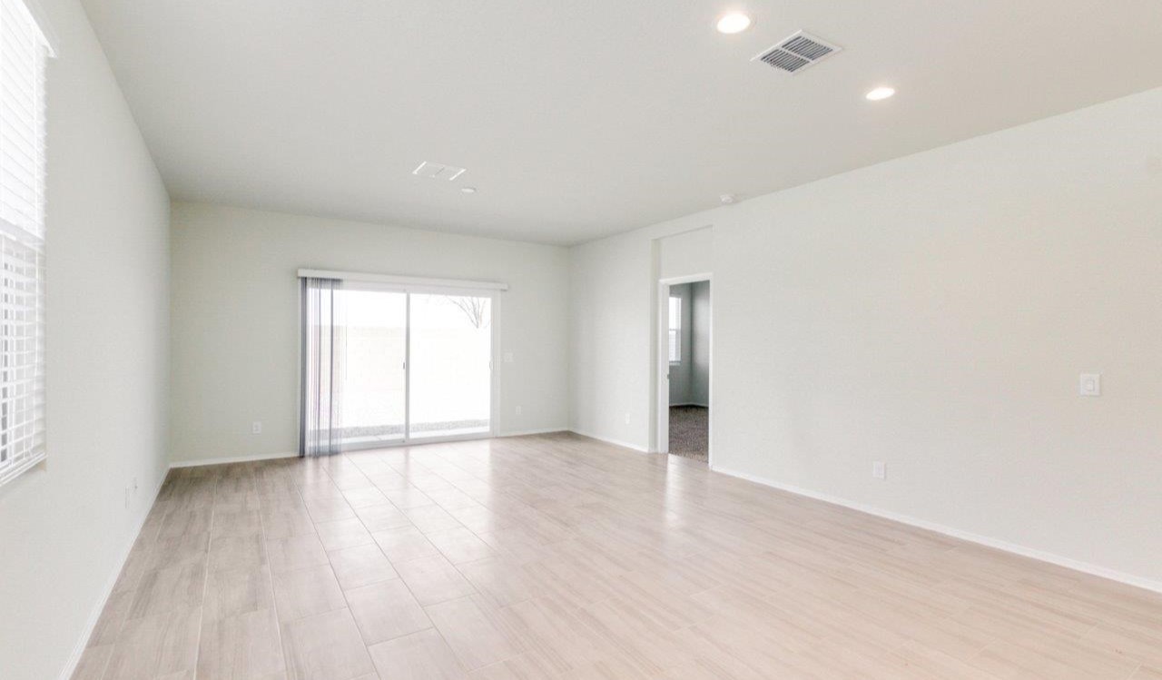 matterhorn great room with sliding glass door