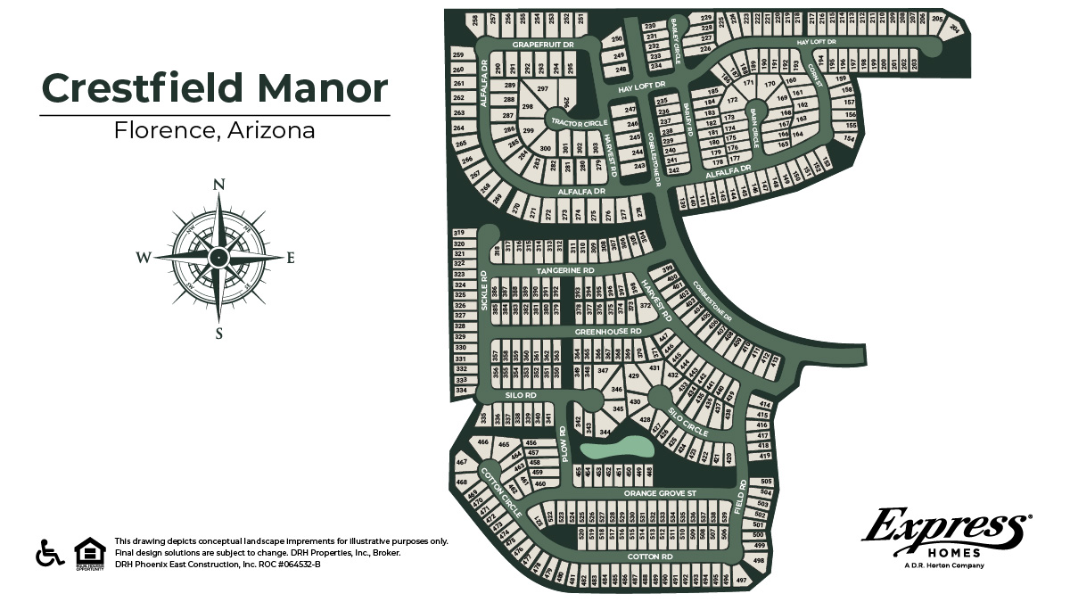 New Homes in Crestfield Manor Florence, AZ D.R. Horton
