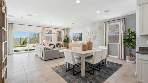 dining and living room
