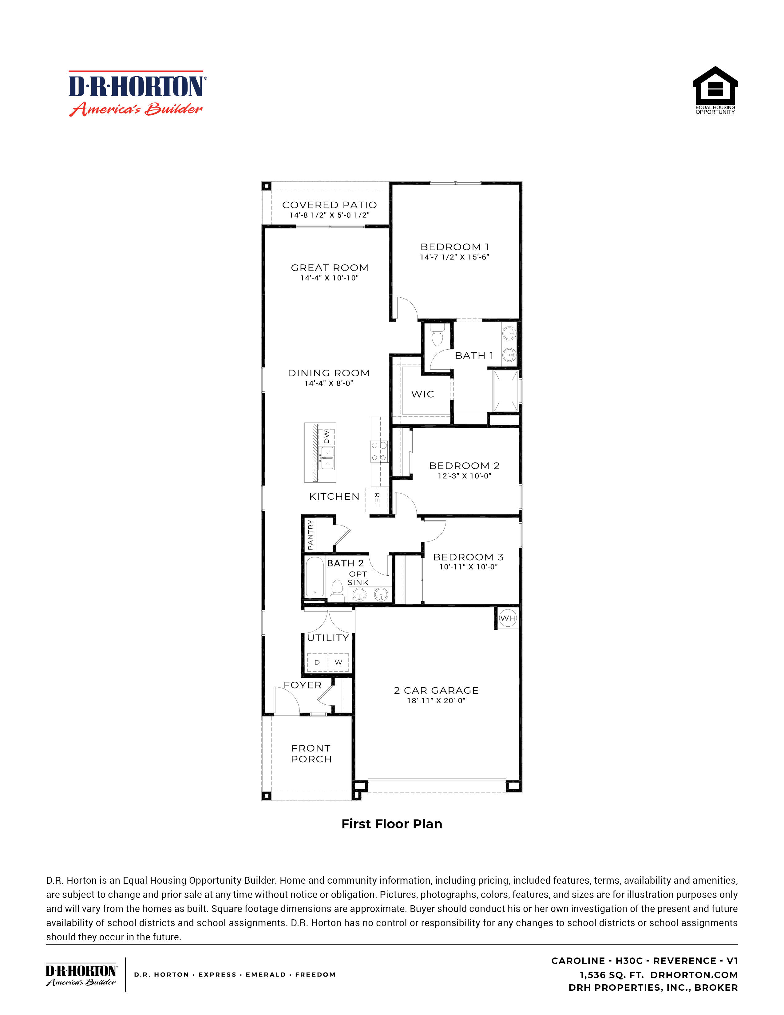 Floor Plan in Radiance At Superstition Vistas Apache Junction, AZ D Floor Plan in Radiance At Superstition Vistas Apache Junction, AZ D