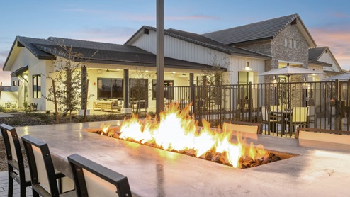Community fire place