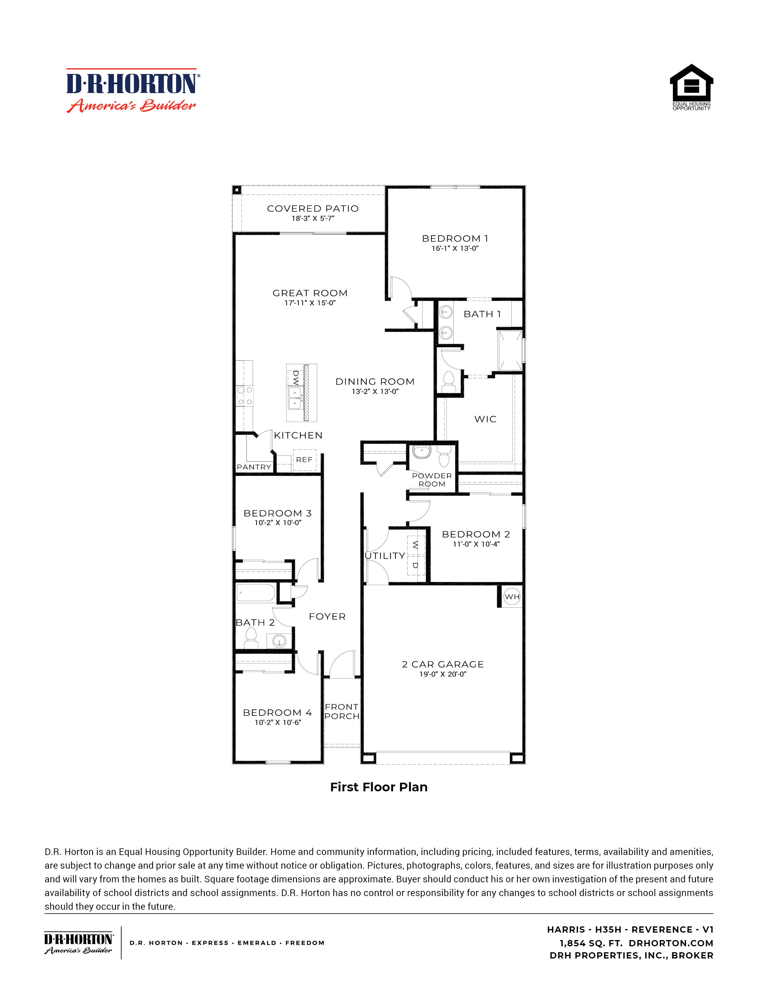 Harris floorplan