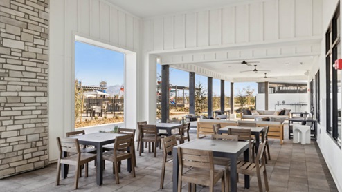 Outside seating