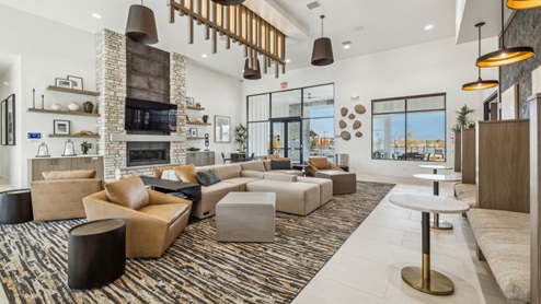Common living space area