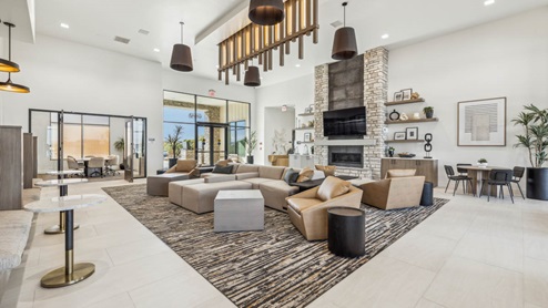 Common living space area