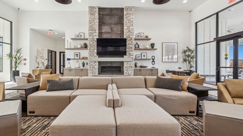 Common living space area