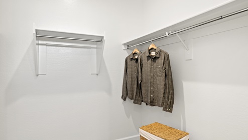 Primary walk-in closet