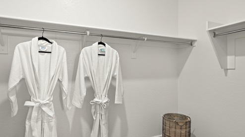 Primary walk-in closet