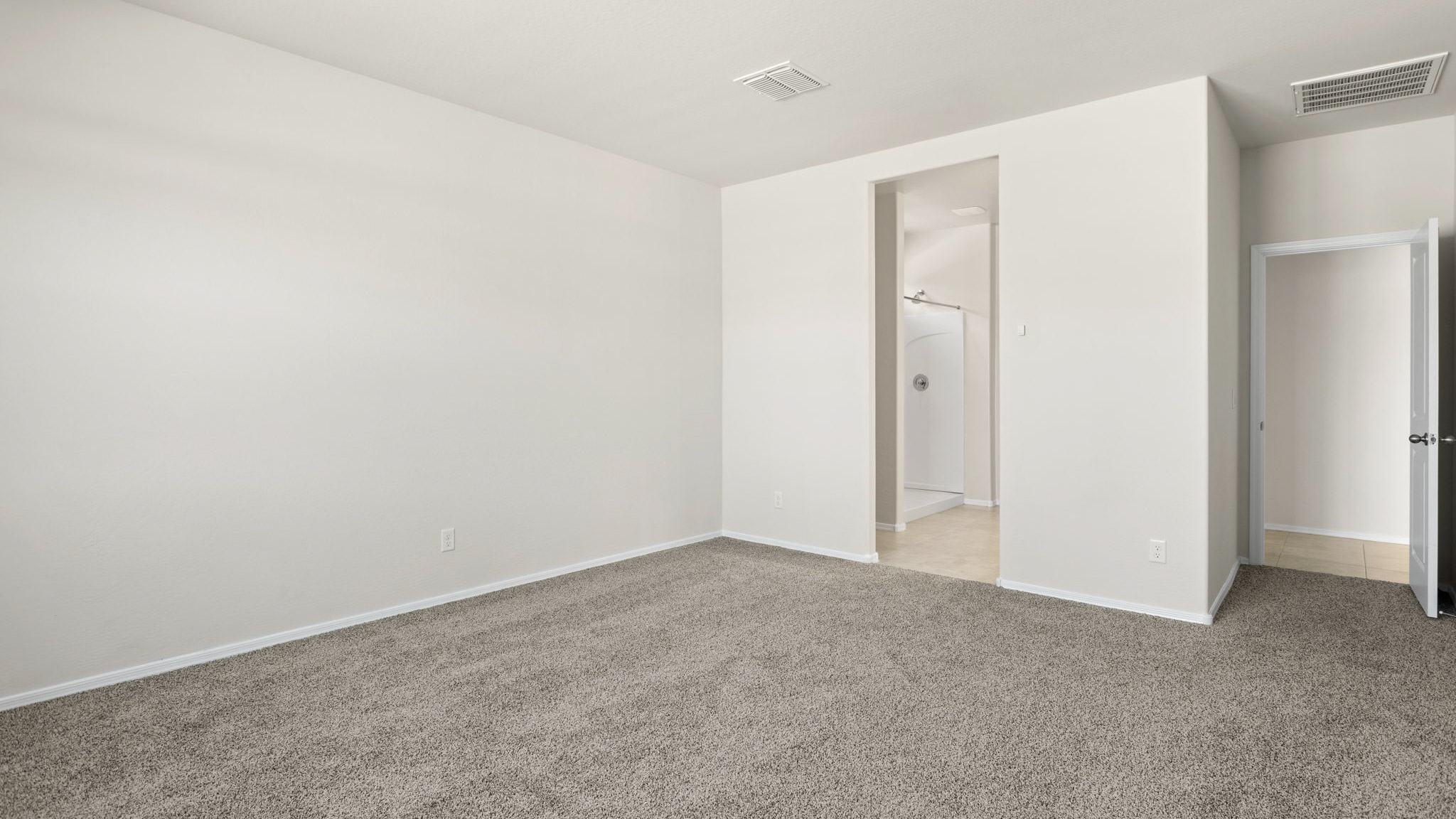 Fargo bedroom with carpet flooring