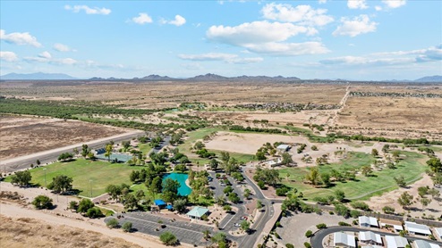 Overview of golf course