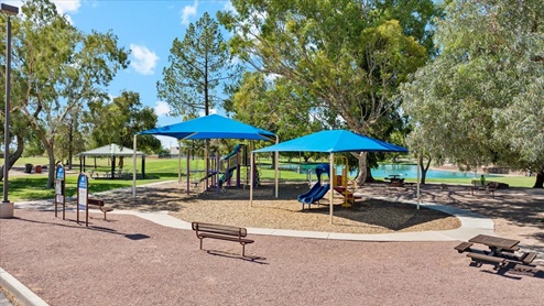 Two jungle gyms