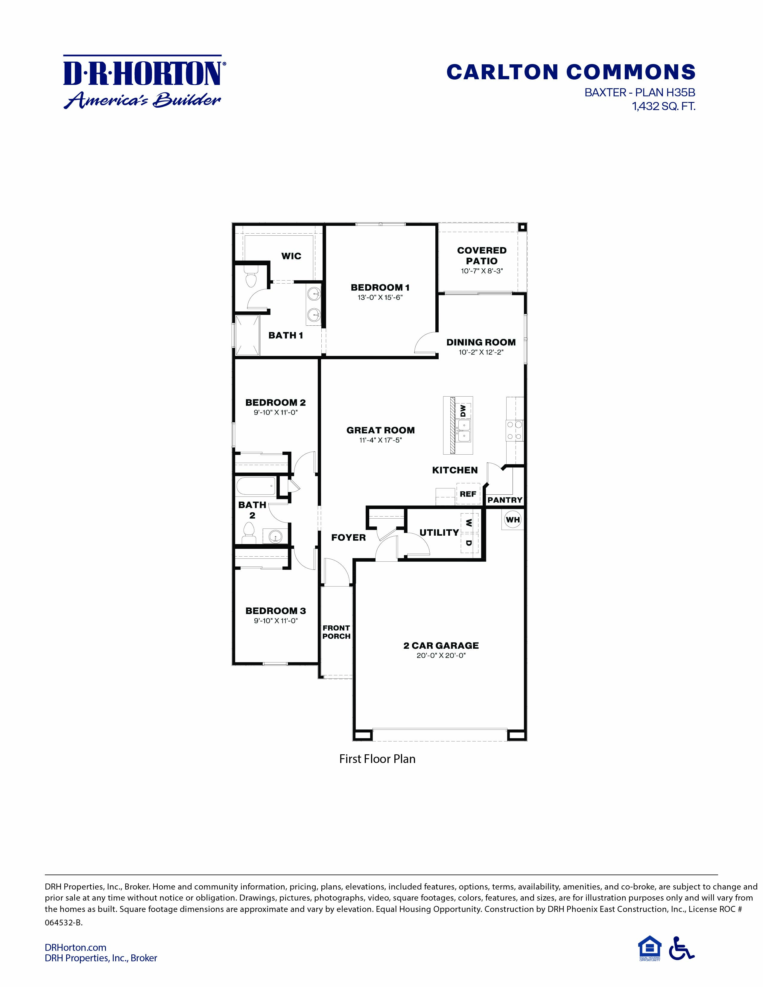 Baxter floorplan