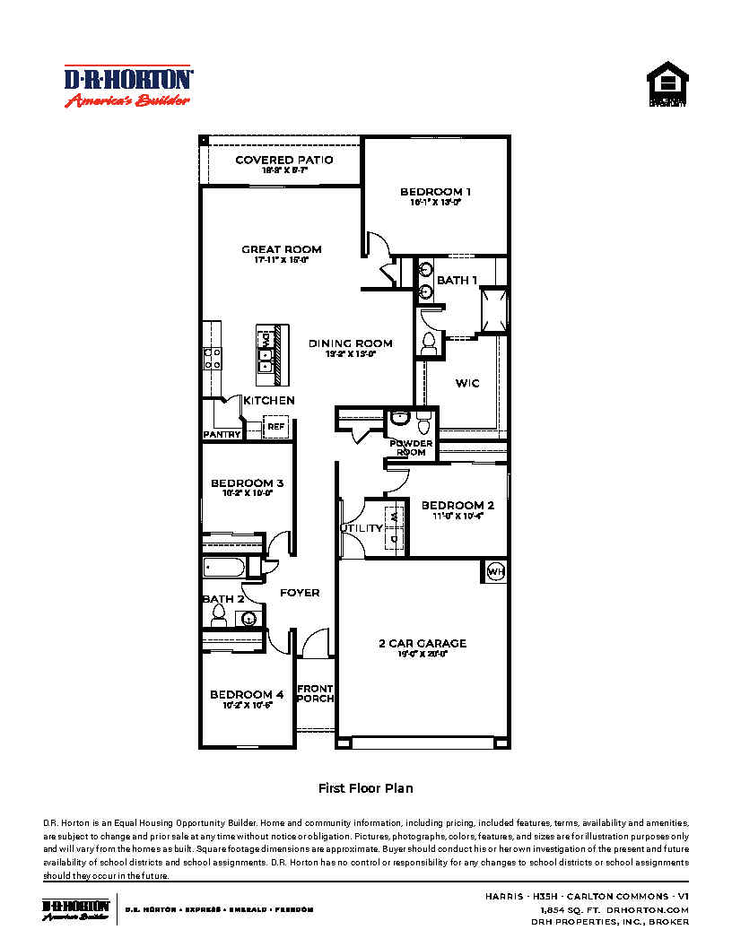 Harris floorplan