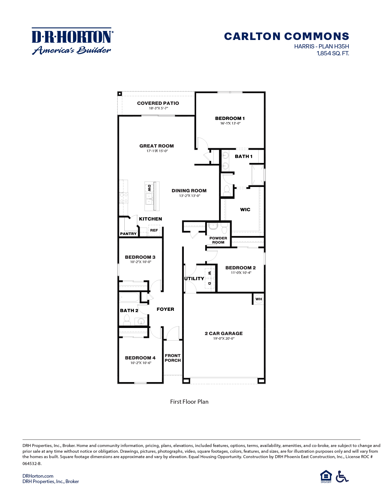 Harris floorplan