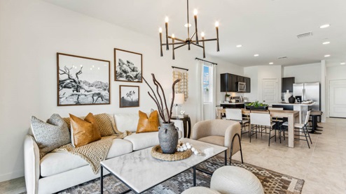 Kitchen and Living Room