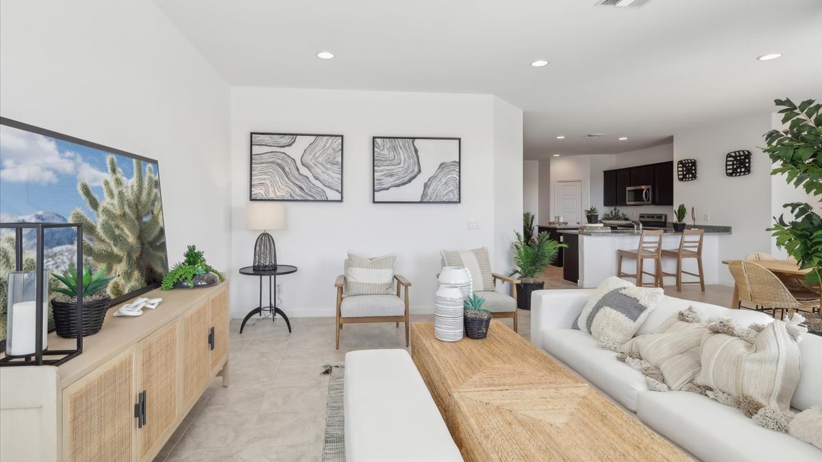 Taylor great room with windows for natural lighting