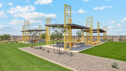 outside seating area