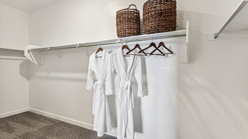 Primary walk-in closet