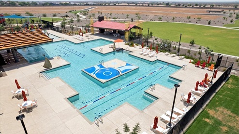 overview of pool and community center