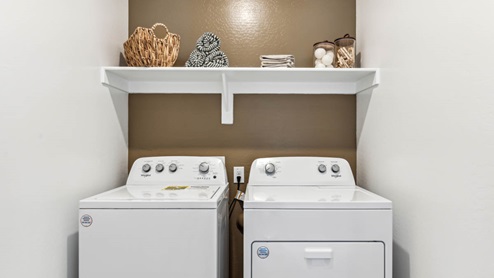 Spacious Laundry with Washer and Dryer