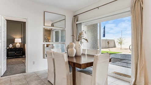 Dining space off the primary suite