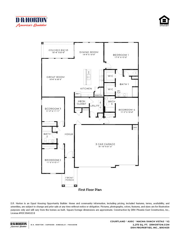Courtland floorplan