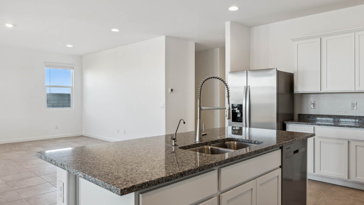 Kitchen and Living Room